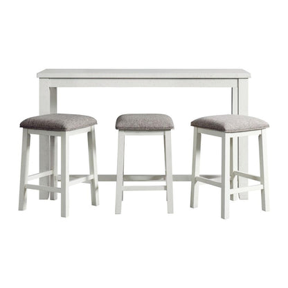 Stanford Multipurpose Bar Table Set in White
