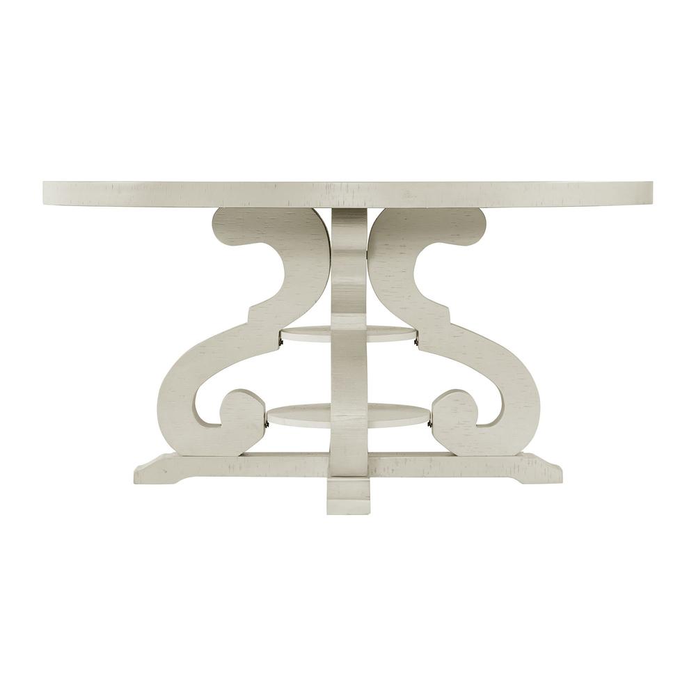 Stanford Round Dining Table in White