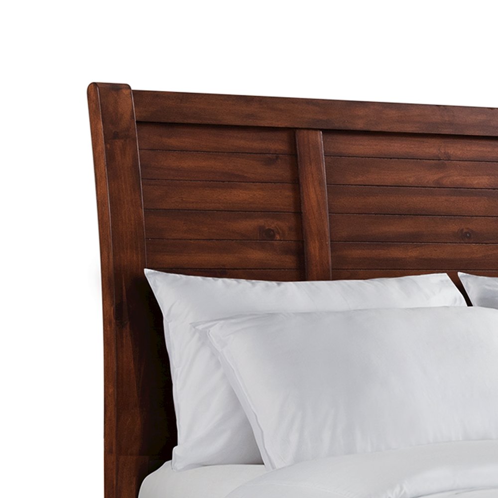Damen King Storage Bed in Rich Cherry