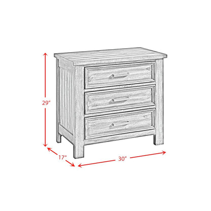 Damen Queen Storage 5PC Bedroom Set in Rich Cherry
