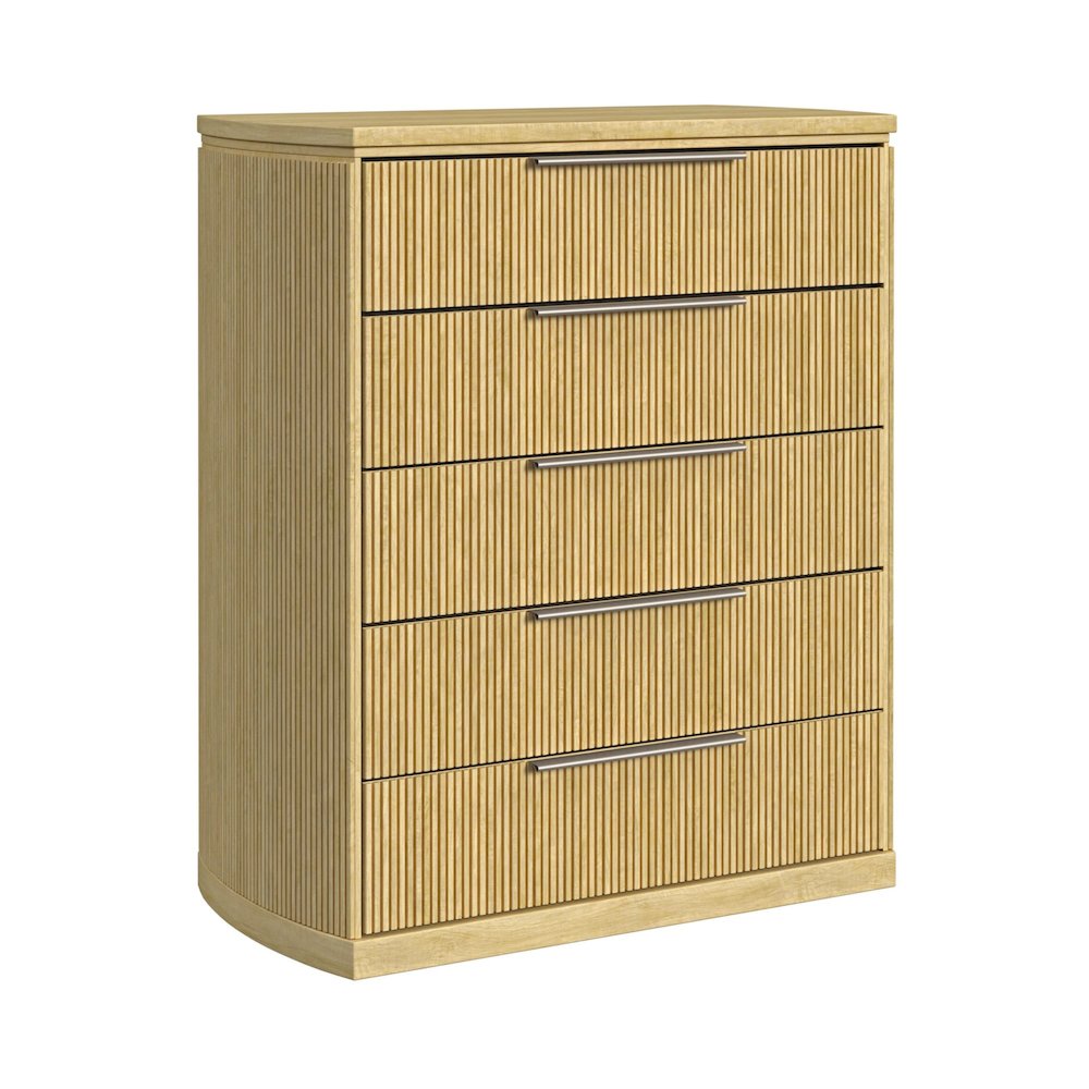 Sutton 5-Drawer Chest in Natural