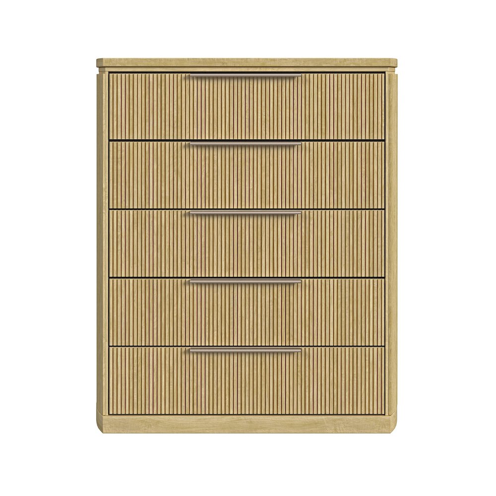 Sutton 5-Drawer Chest in Natural