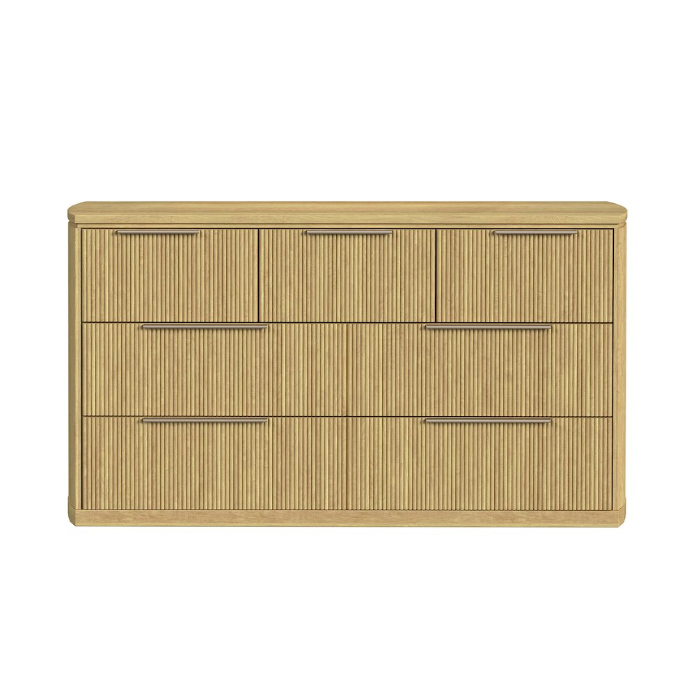 Sutton 7-Drawer Dresser in Natural