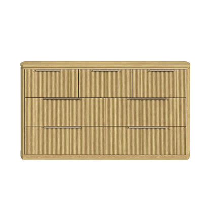 Sutton 7-Drawer Dresser in Natural