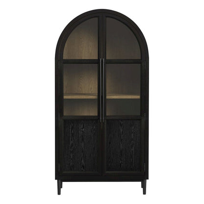 Europa Bookcase in Flat Black