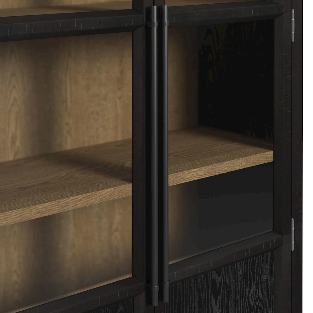 Europa Bookcase in Flat Black