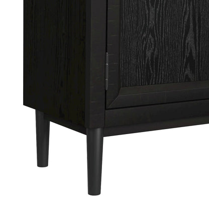 Europa Bookcase in Flat Black