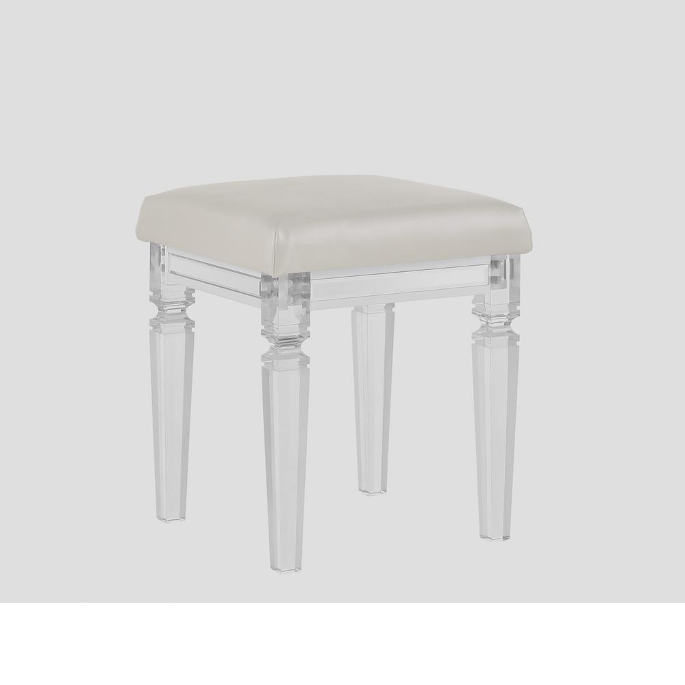 Charlotte Vanity Set with USB in White