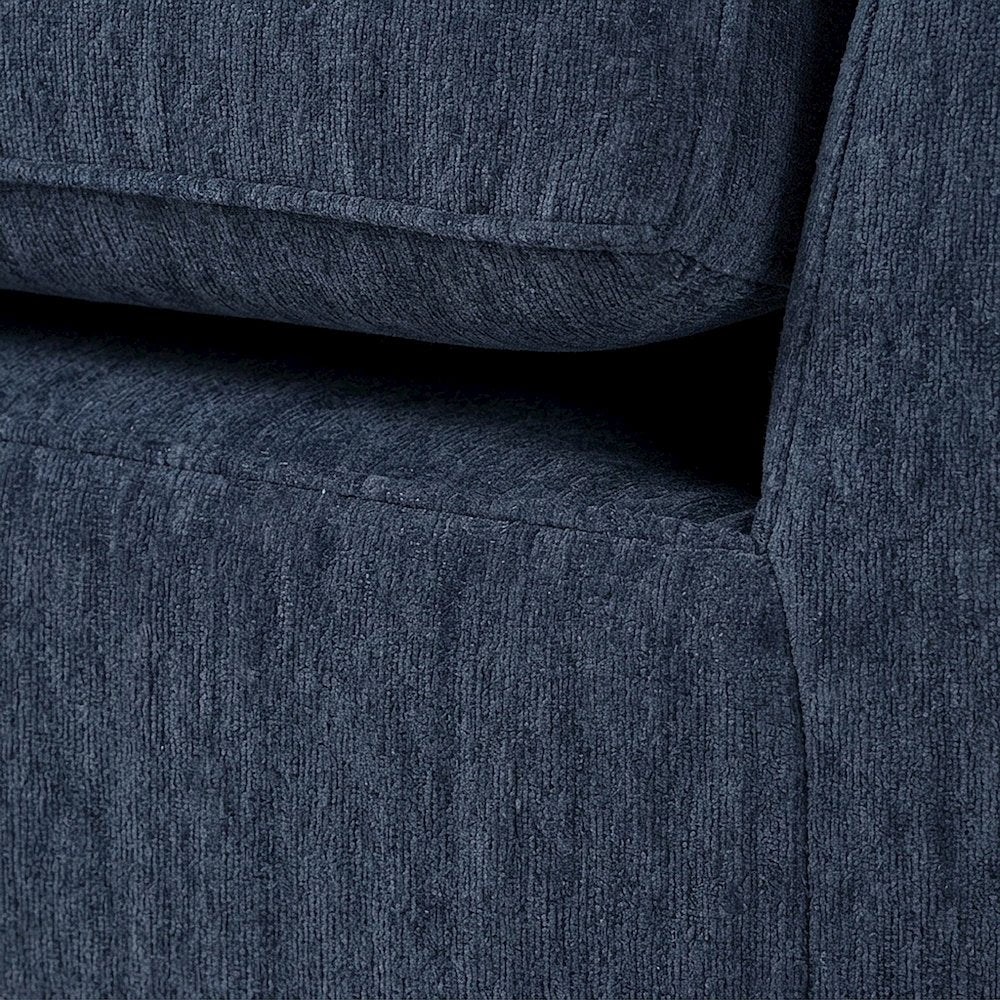 Polyester Chaise Lounge Chair Indoor, Oversized Lounger for Adults, Slate