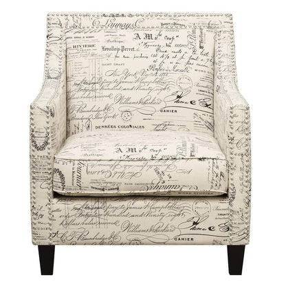 Emery French Script Chair