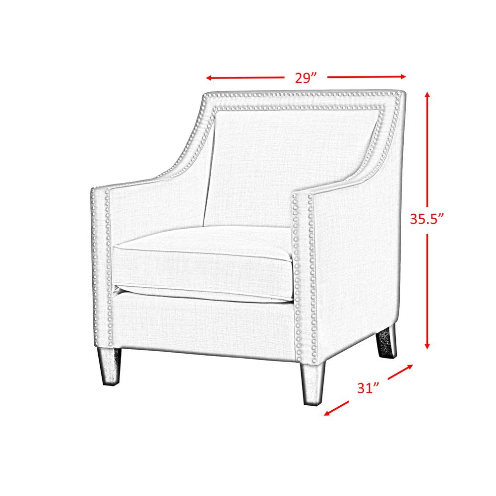 Emery French Script Chair & Ottoman