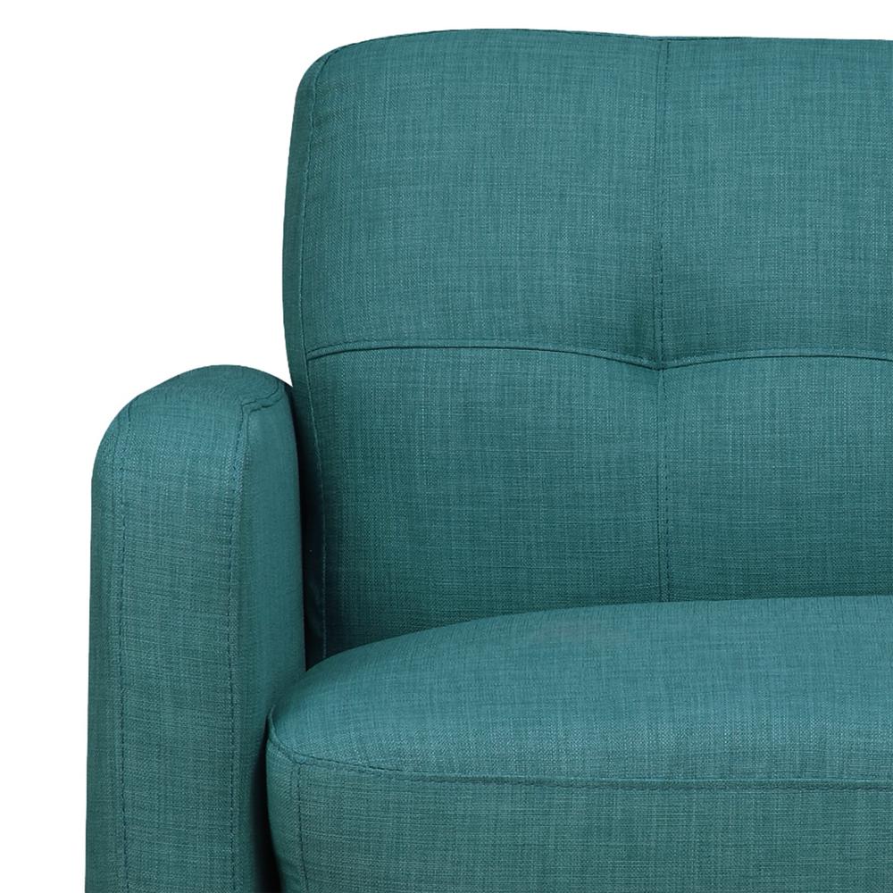 Hailey Sofa & Chair Set in Teal