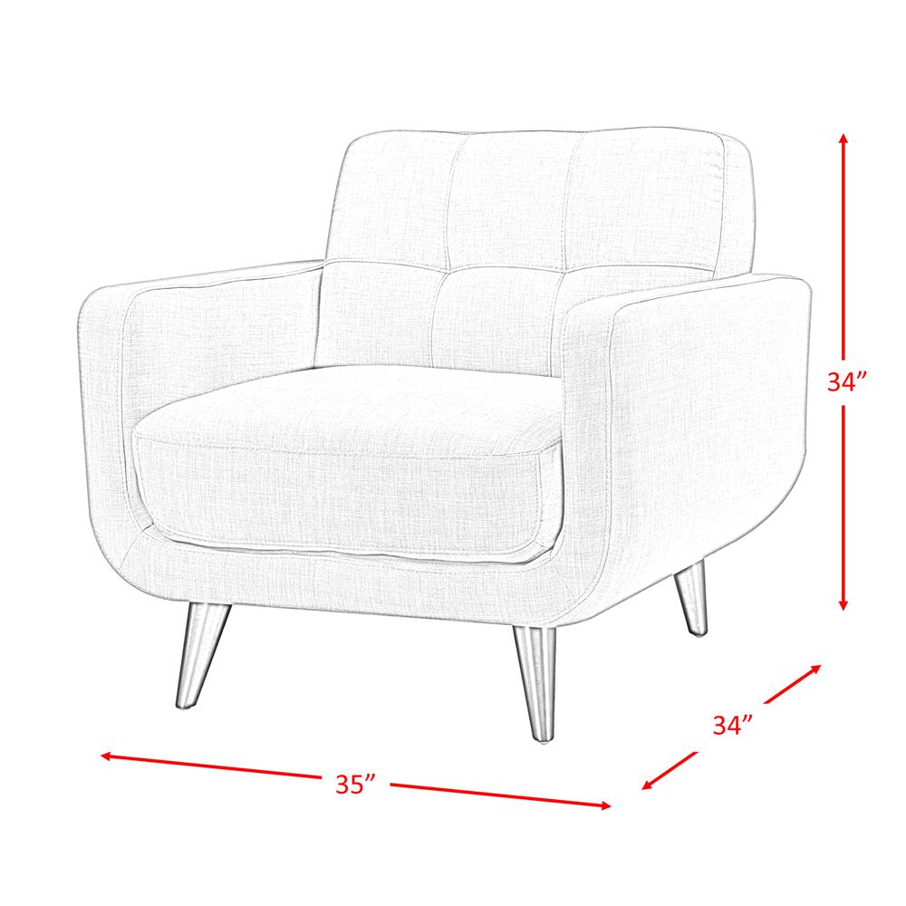 Hailey Sofa & Chair Set in Teal
