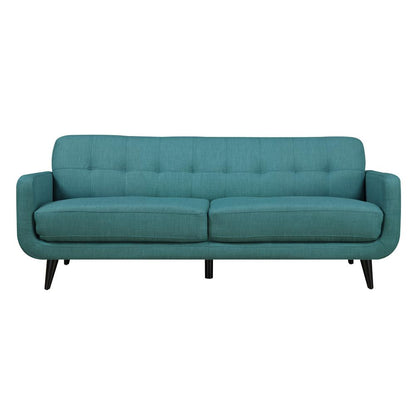 Hailey Sofa & Loveseat Set in Teal