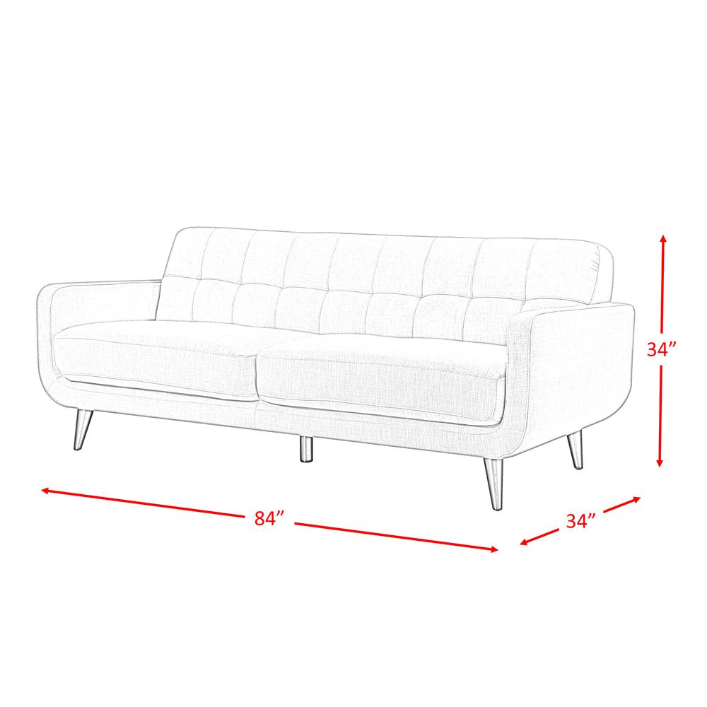 Hailey Sofa in Charcoal