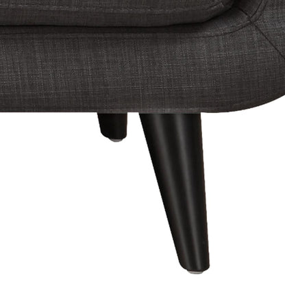 Hailey Sofa & Loveseat Set in Charcoal