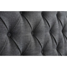 Polyester Upholstered Queen Platform Bed Frame with Headboard, Black