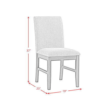Yorkshire  5PC Dining Set with Table and 4 Chairs in Espresso