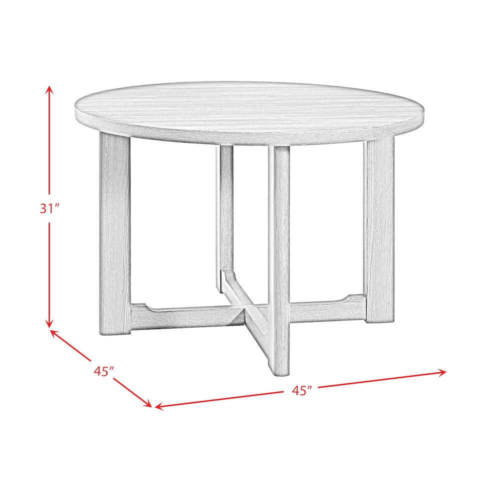 Yorkshire  5PC Dining Set with Table and 4 Chairs in Espresso