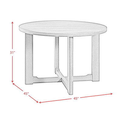 Yorkshire  5PC Dining Set with Table and 4 Chairs in Espresso