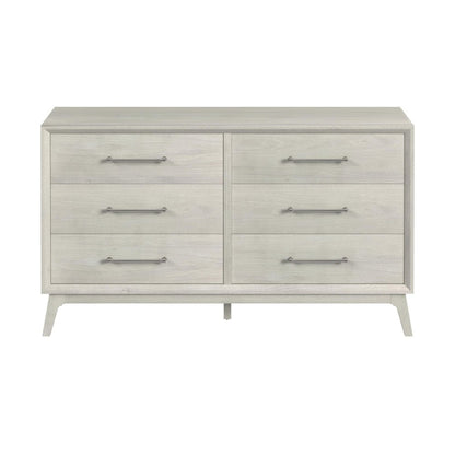 Clare 6-Drawer Dresser in Almond