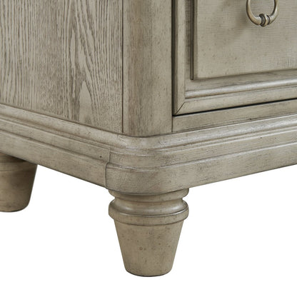 Emiko 5-Drawer Chest in Light Grey