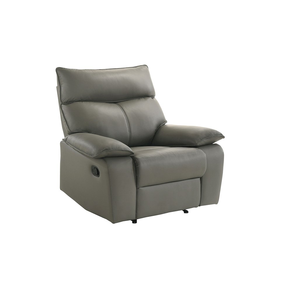 Murray  3PC Living Room Set in Aviarah Grey-Sofa, Loveseat & Recliner
