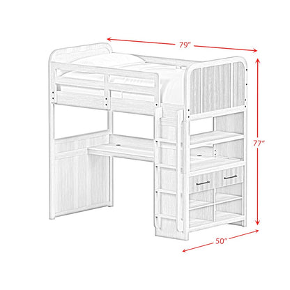 Woodridge Loft Complete Bunk Bed in Natural
