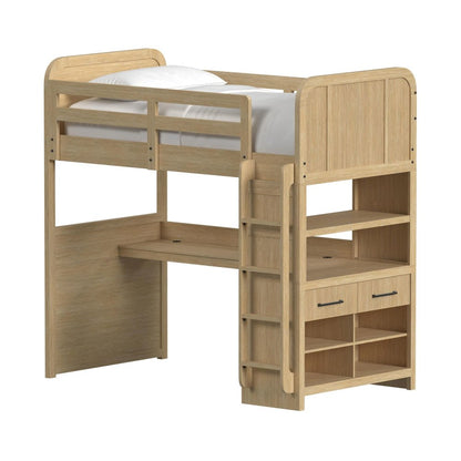 Woodridge Loft Complete Bunk Bed in Natural