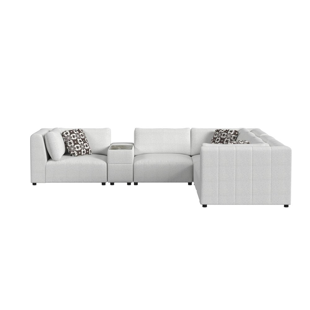 Zandara 6PC Modular Set in Olefin Beige