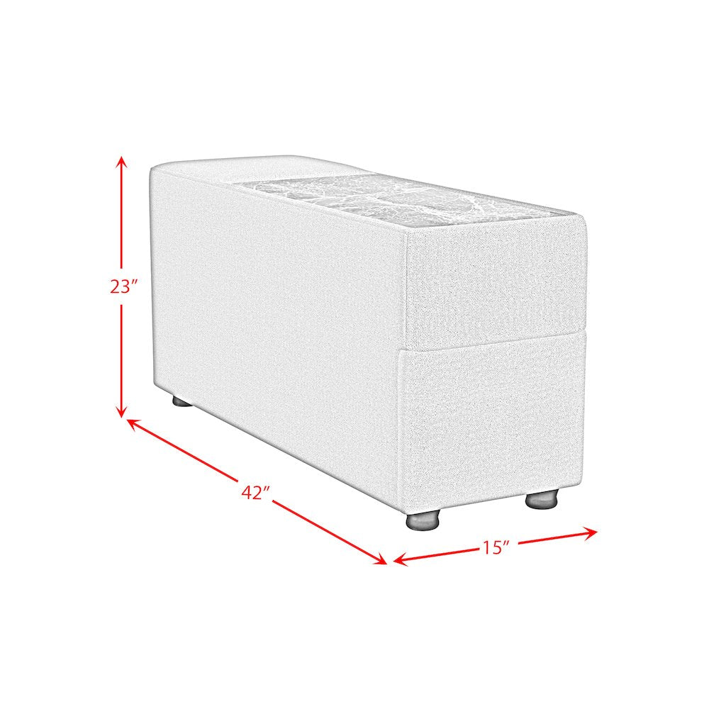Zandara Modular Console with Speaker and Cooler - Olefin Beige