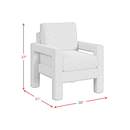 Debbie Chair in Balina Light Grey
