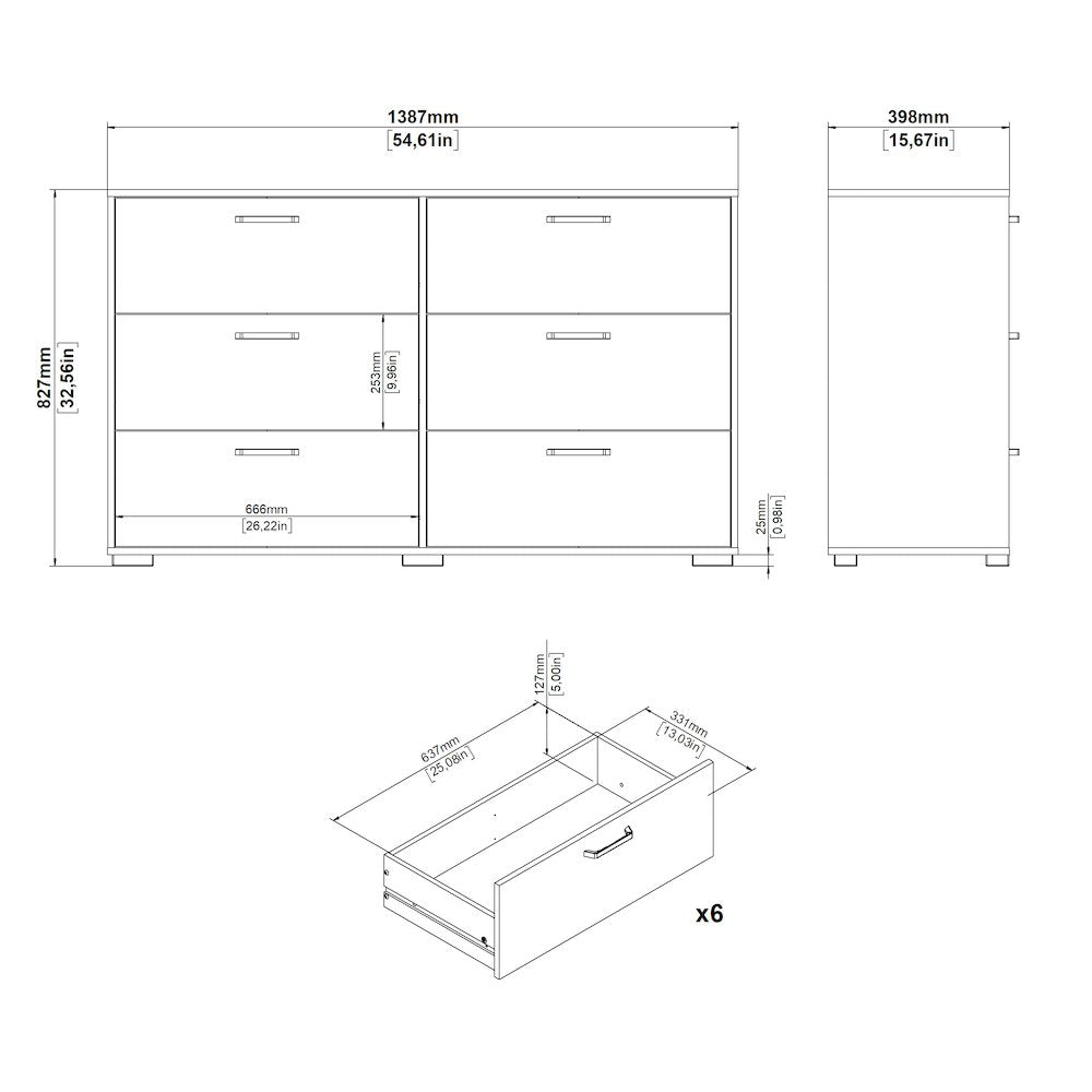 Sofia 3-Piece Bedroom Set, White