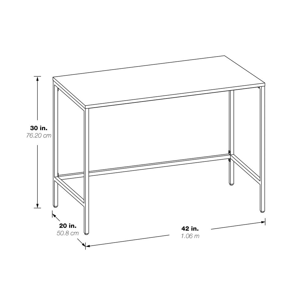 Contempo 42" Desk in White Oak Finish , CNT42-WK