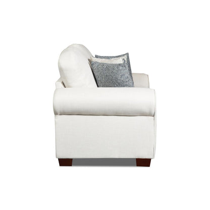Living Room Pembroke Sofa Sleeper with Four Throw Pillows