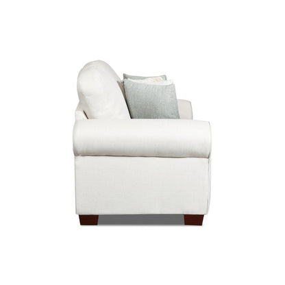 Living Room Beaujardin Sofa with Four Throw Pillows
