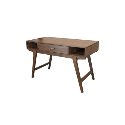 Mid Century Style Office Desk With One Drawer And Sturdy Legs