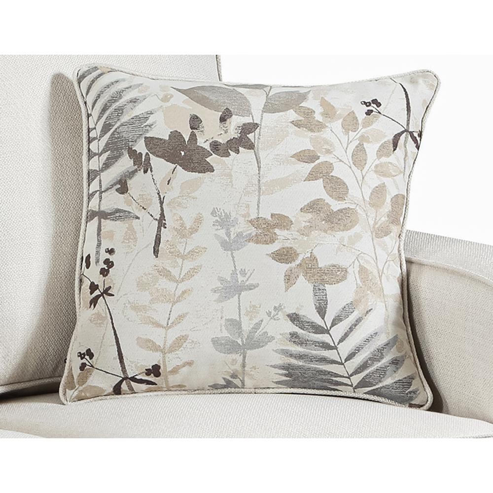 Living Room Relay Linen Loveseat with Two Throw Pillows