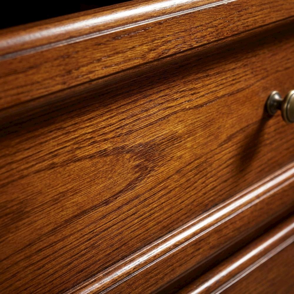 Wooden 8-Gun Cabinet in Classic Finish with Secure Storage
