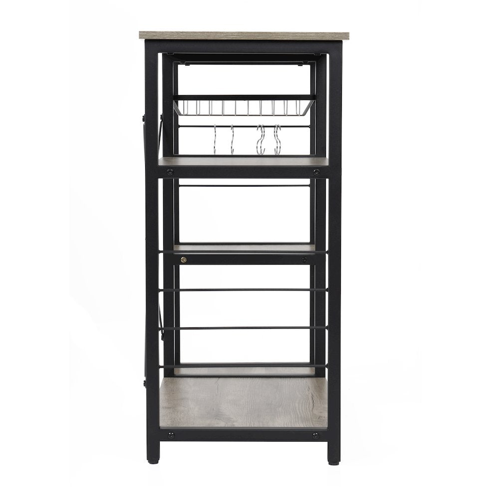 Kitchen Island with Slide Out Vegetable Basket