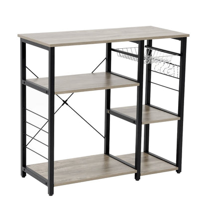 Kitchen Island with Slide Out Vegetable Basket