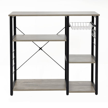 Kitchen Island with Slide Out Vegetable Basket