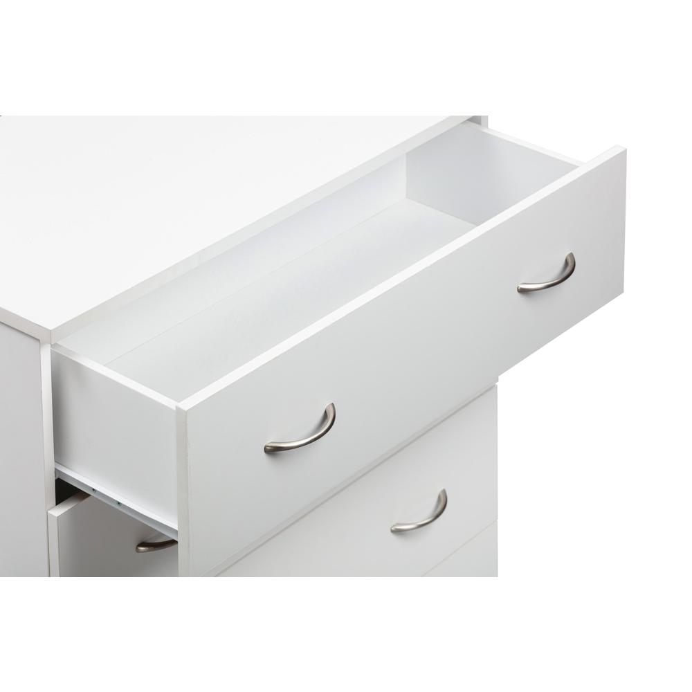 Four Drawer Chest in White