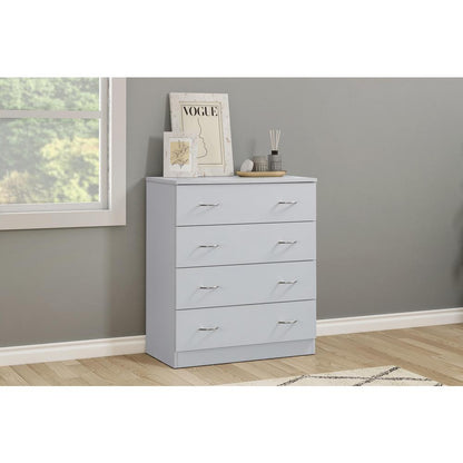Four Drawer Chest in White
