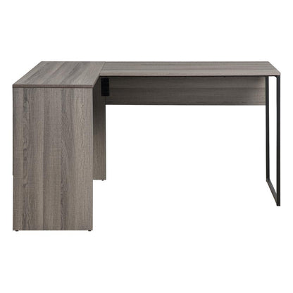 Hagney Lane L-Shape Desk in Farm Oak Finish, HGN782-FK