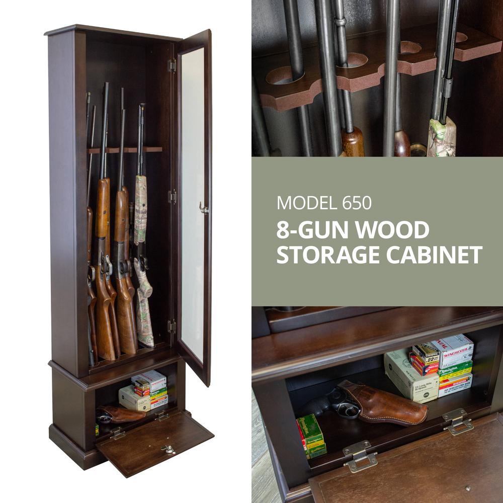 American Furniture Classics Model 650, 8 Gun Cabinet