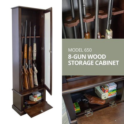 American Furniture Classics Model 650, 8 Gun Cabinet