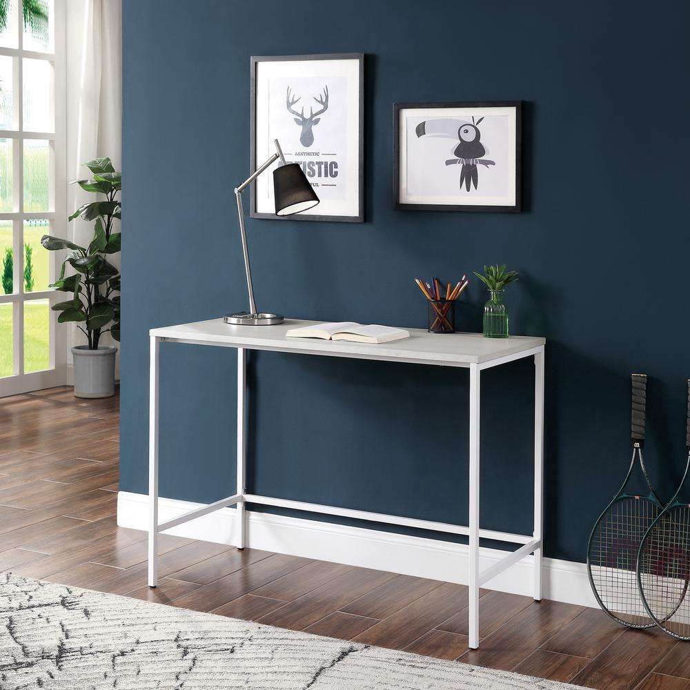 Contempo 42" Desk in White Oak Finish , CNT42-WK