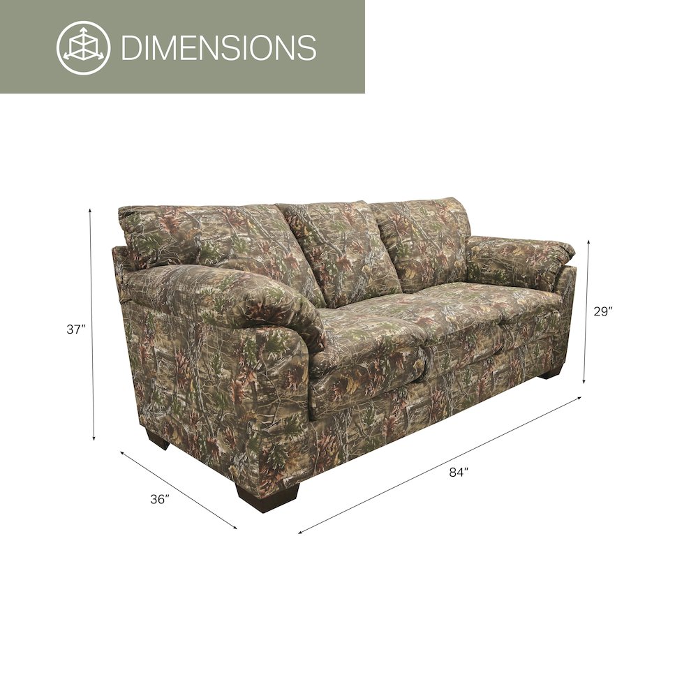 Sofa in Superflauge Camo Fabric