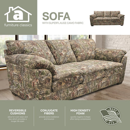 Sofa in Superflauge Camo Fabric